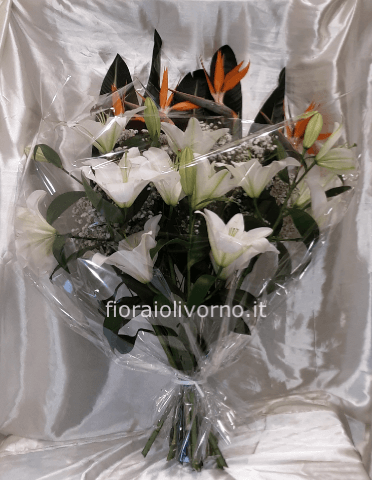 Mazzo di fiori funebre