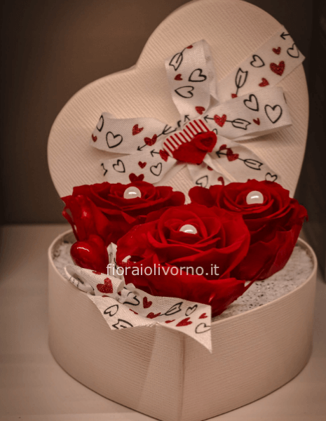 Box Roses Love Eternity