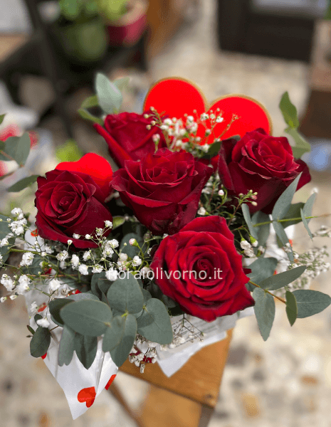 Flower Box " Be My Love "